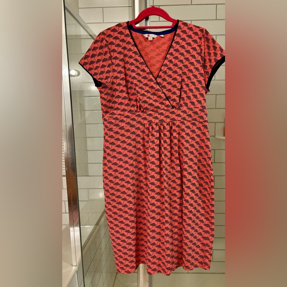 Boden Umbrella Print Dress, Size 14